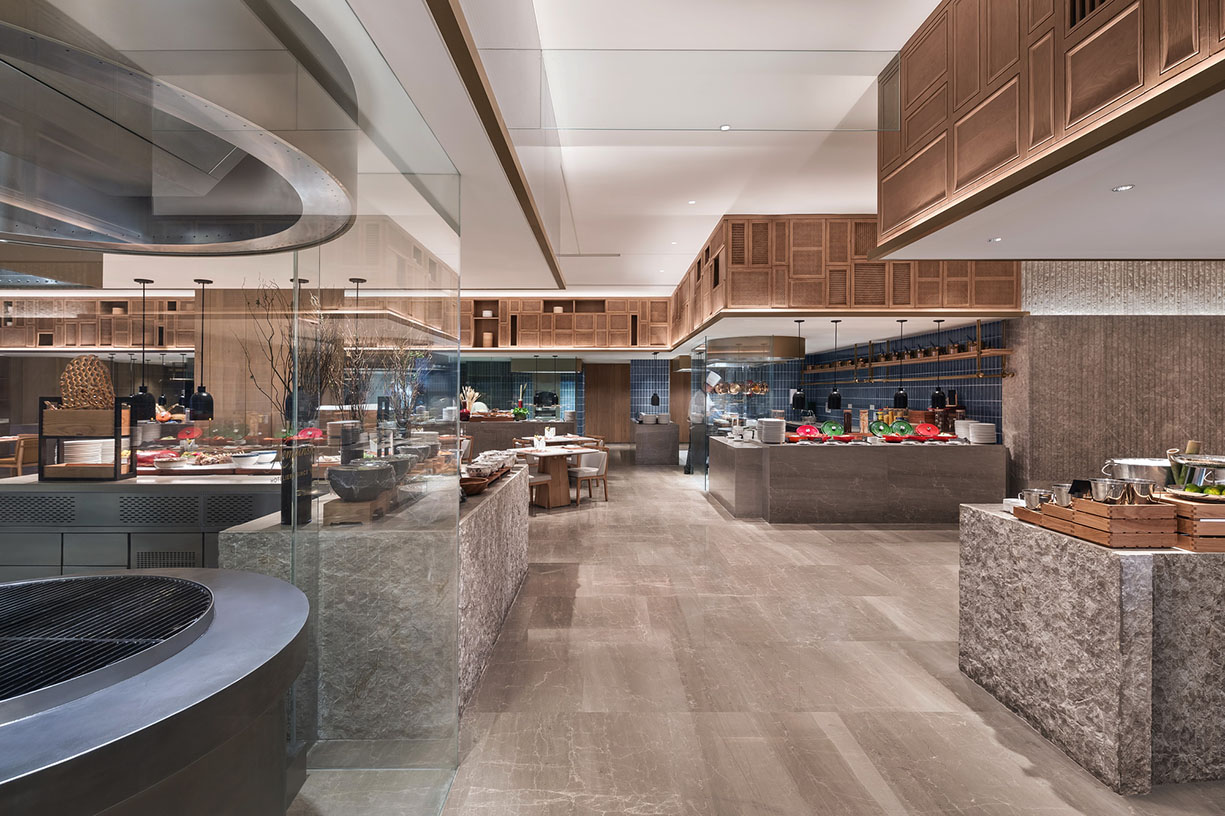 杨邦胜五星酒店设计作品_南京凯宾斯基酒店全日餐厅 杨邦胜五星酒店设计作品_南京凯宾斯基酒店全日餐厅