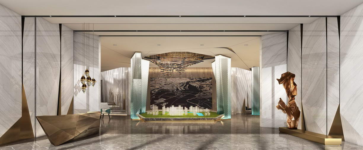 杨邦胜公司特色营销中心设计作品_惠州铂汇公馆示范区售楼处