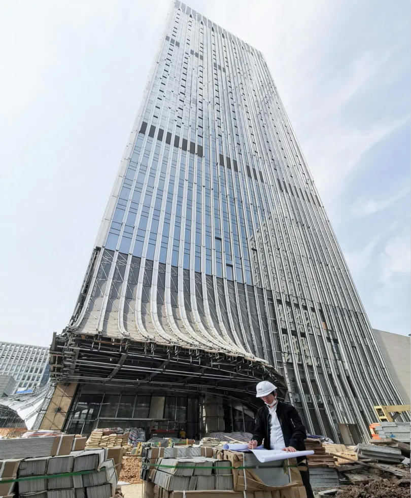杨邦胜设计集团2020开业酒店设计作品_重庆涉外希尔顿酒店初见雏形 杨邦胜设计集团2020开业酒店设计作品_重庆涉外希尔顿酒店初见雏形
