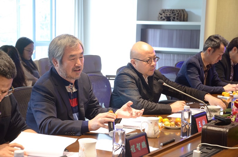 中央美术学院建筑设计研究院院长、博士生导师王铁教授与校内外导师交流观点