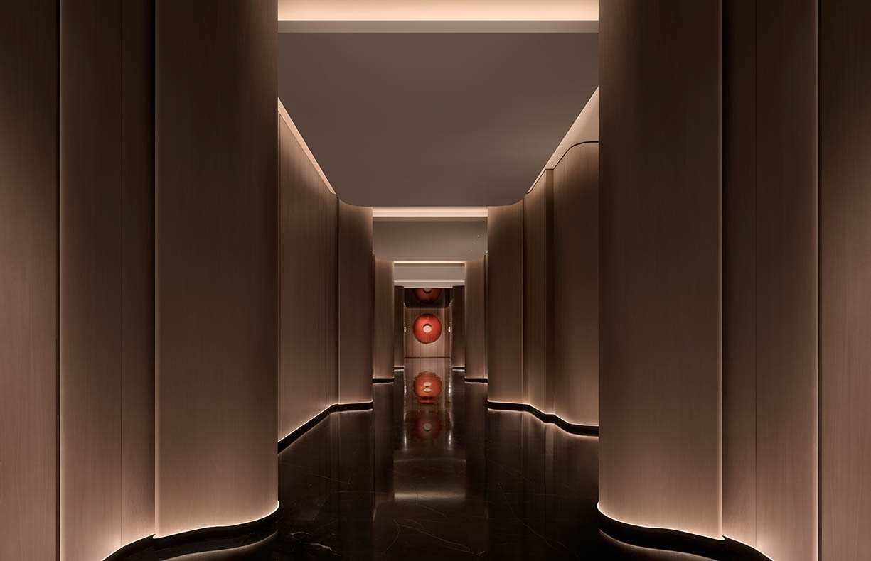 杨邦胜公司五星级商务酒店设计作品_上海大华长风华邑酒店_电梯厅 杨邦胜公司五星级商务酒店设计作品_上海大华长风华邑酒店_电梯厅