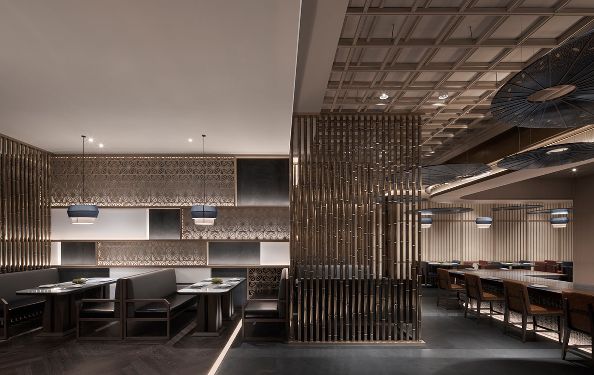 杨邦胜酒店设计作品_深圳深铁铂尔曼酒店_日本餐厅