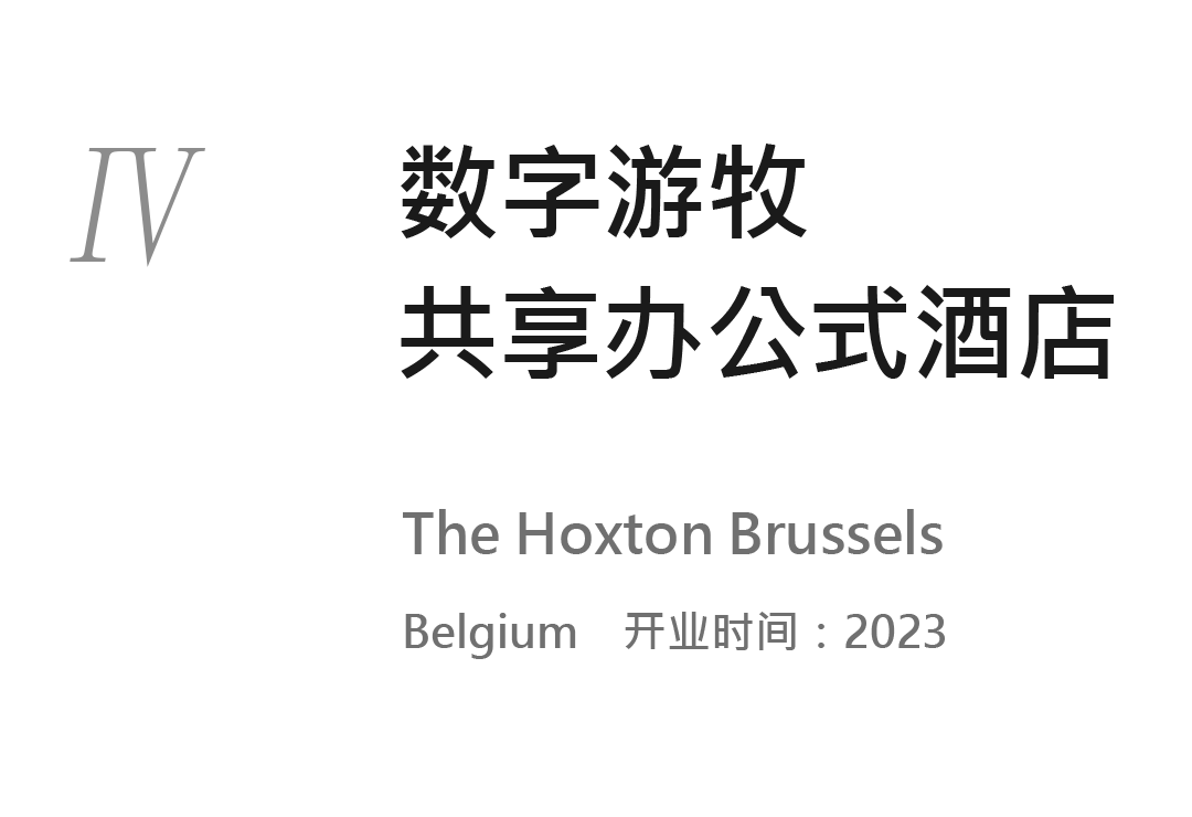 数字游牧，共享办公式酒店