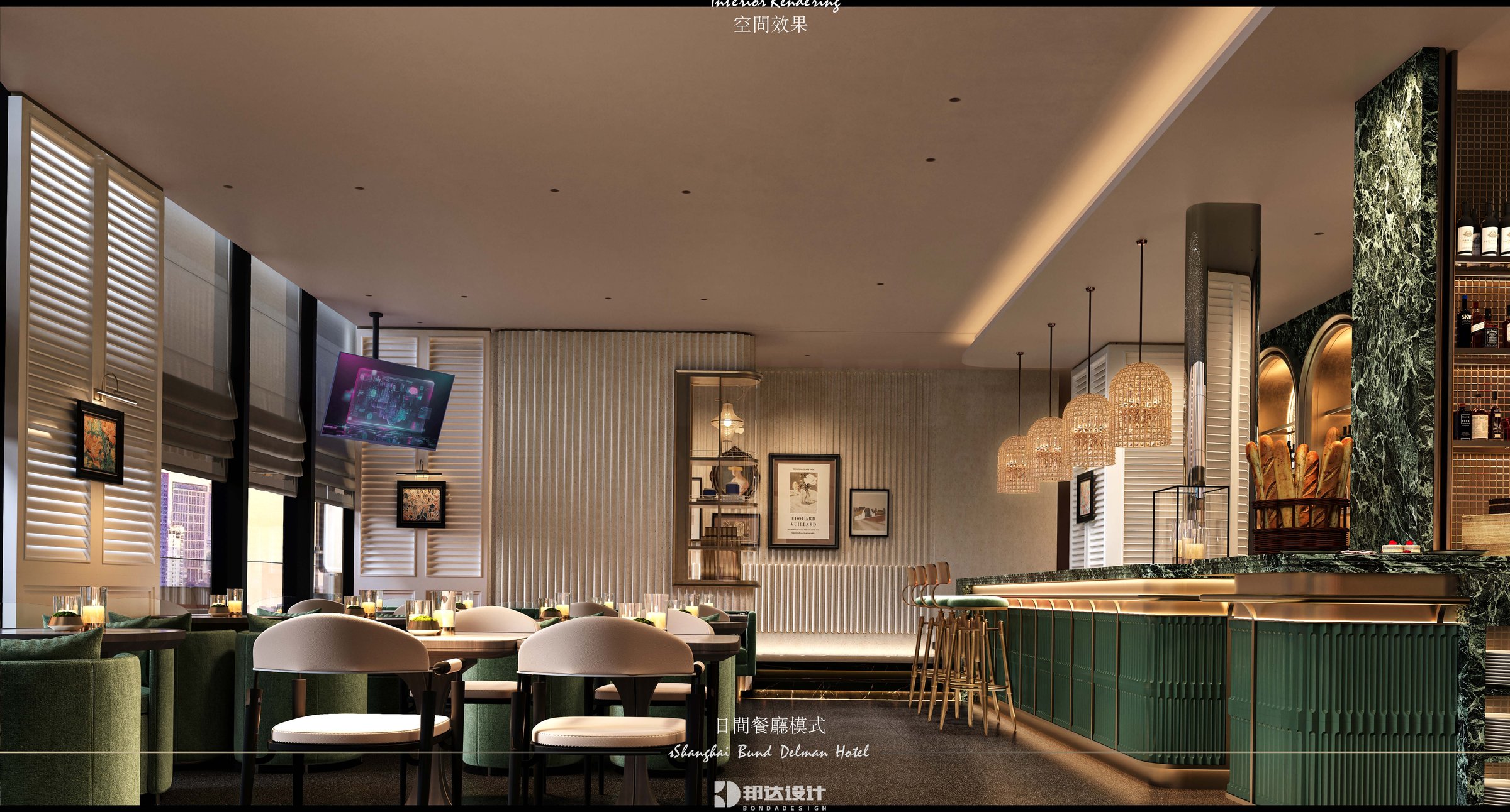 上海外滩戴尔曼酒店 · 室内空间 效果图 05